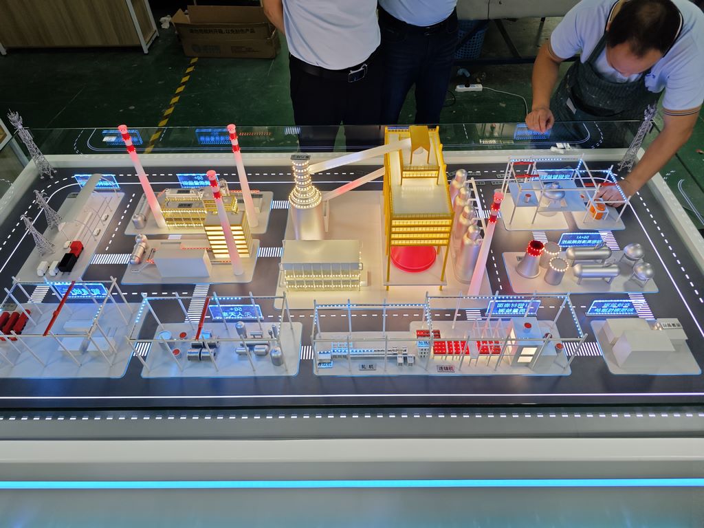 火力发电厂沙盘模型制造工厂,工业模型定做厂家