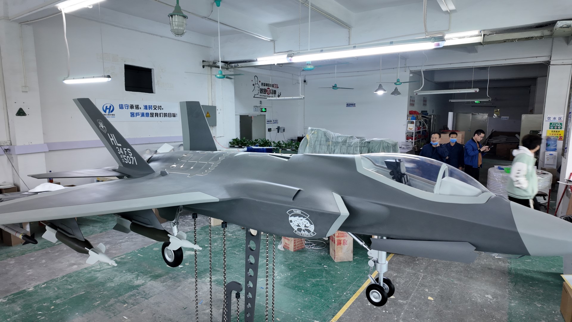 仿真军事模型制作厂家 f35战斗机模型定制