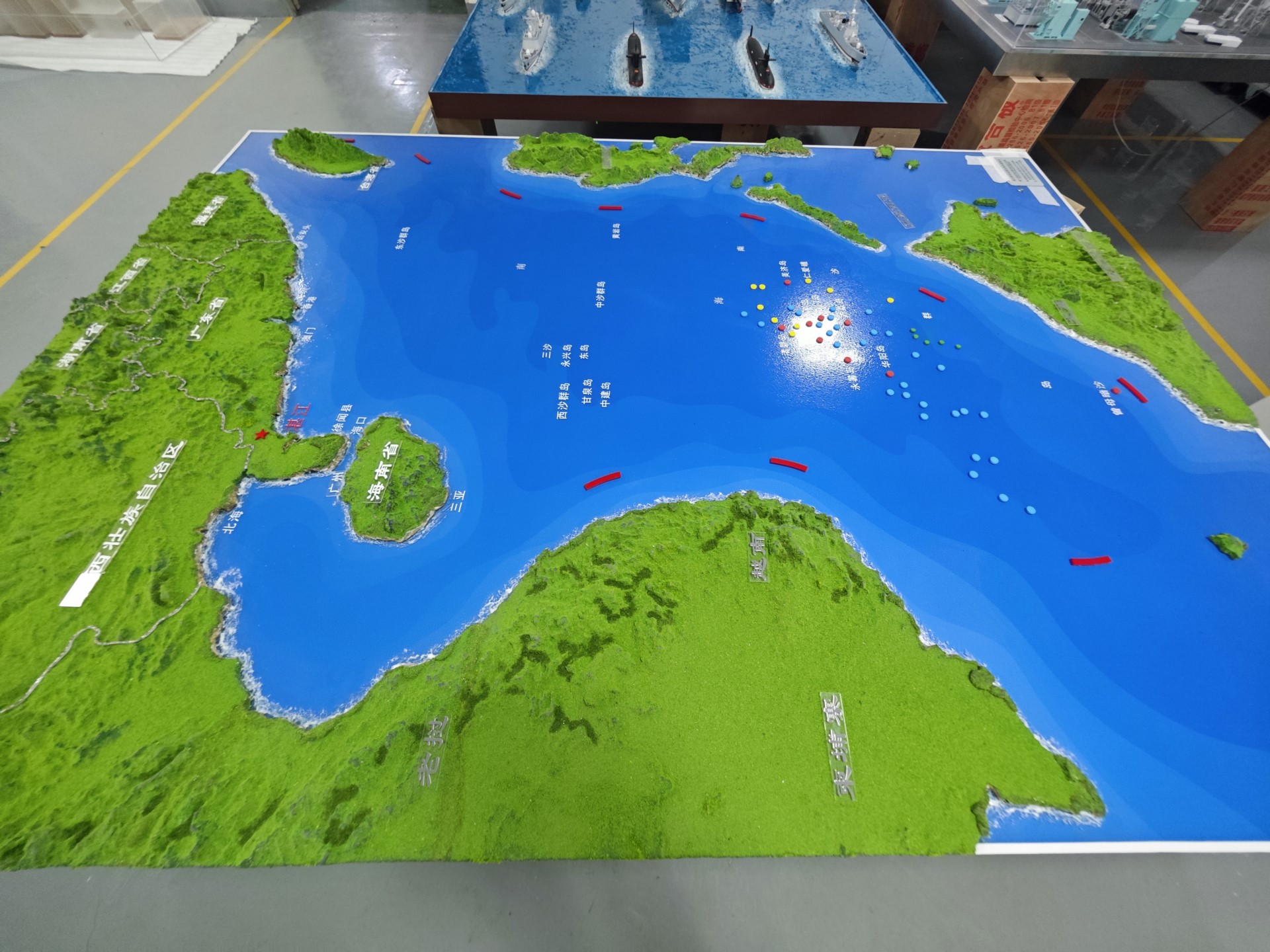 地形地貌沙盘模型制作厂家 景区地形沙盘模型定制