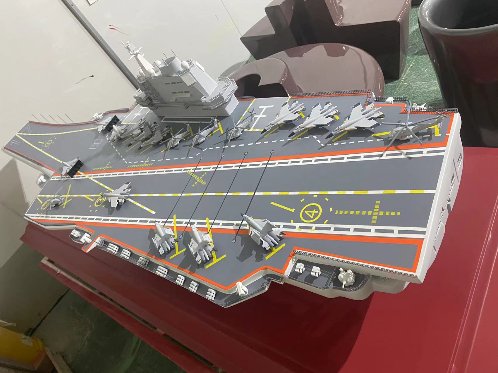 舰船模型制作厂家深圳军事航母模型定制工厂