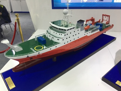 科学号船舶模型