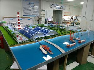 工業(yè)污水處理廠沙盤(pán)模型定制  模型制作廠家