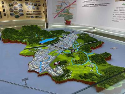 地形地貌沙盤模型制作廠家-沙盤模型定制工廠