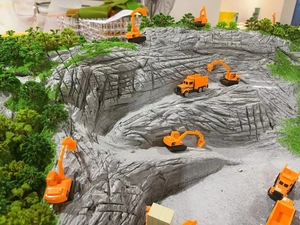 采矿沙盘模型