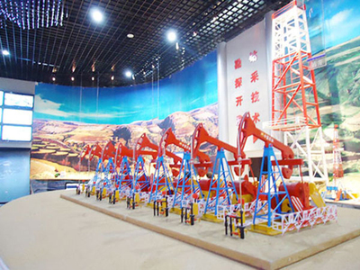 石油鉆井平臺沙盤模型制作廠家-展廳模型