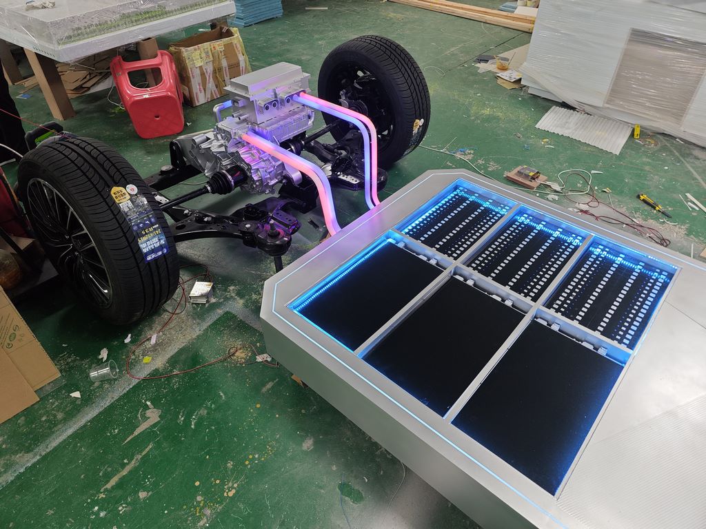 新能源汽车电池包拆解培训模型,教学模型制作工厂