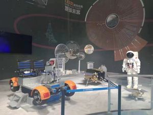 太空空间站展示模型制作工厂,航空航天模型厂家制作