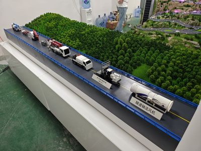 隧道作業(yè)演示模型制作工廠,工程車模型定制廠家