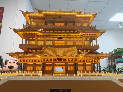 寺廟沙盤模型制作廠家-展廳模型