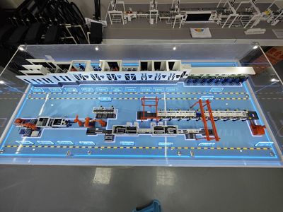 AGV电池搬运机器人动态场景模型制作工厂,动态模型定制厂家