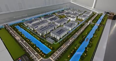 厂区沙盘模展示模型源头厂家,工业园区沙盘模型定制工厂