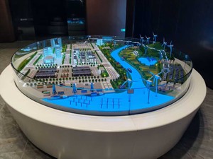 新能源風力發(fā)電沙盤模型制作廠家大型沙盤模型定制工廠