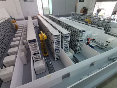 智能工廠倉(cāng)儲(chǔ)沙盤模型制作,倉(cāng)儲(chǔ)沙盤模型定做