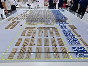 电池产线沙盘模型制作工厂 &nbsp;工业产线模型定制厂家