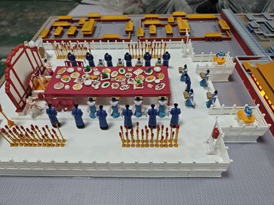 古代宫廷宴会场景模型制作工厂,情景模型定制