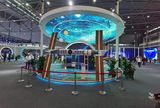 大型空间站模型生产厂家,参展模型定做工厂