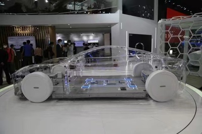 透明车模型