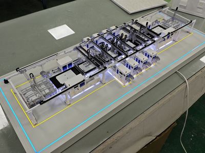工厂流水线微缩模型‌制作工厂,产线模型定制厂家