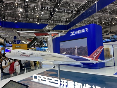 CR929飞机模型