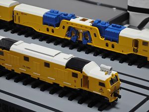 中铁吸污车模型展示，车辆微缩模型制作工厂