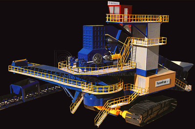 克虜伯礦山機械設(shè)備模型制作廠家-展廳模型