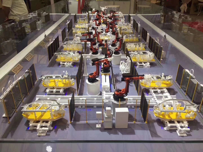 汽車自動化生產(chǎn)線模型制作廠家-新能源模型定制工廠