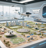 低空经济沙盘模型  广州沙盘模型制作工厂