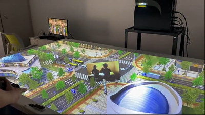 裸眼3D數(shù)字沙盤模型制作廠家-虛擬沙盤模型定制