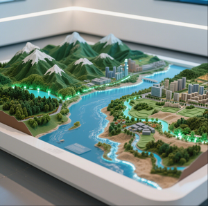 地形地貌沙盘模型源头厂家 &nbsp;&nbsp;惠州沙盘模型制作工厂