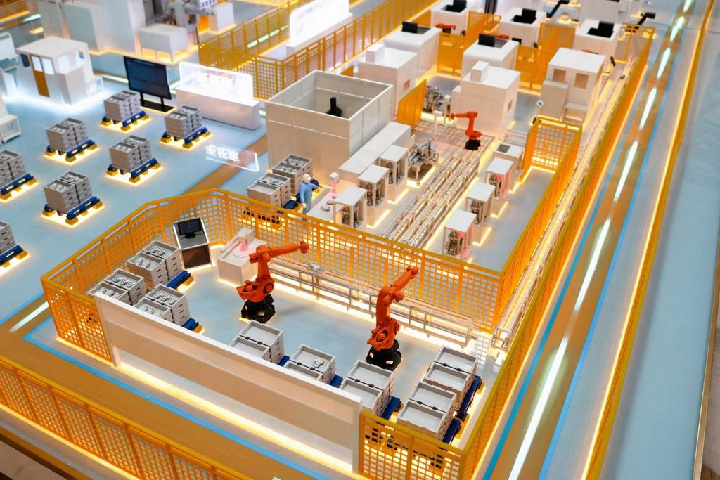 Intelligent robotic arm sand table model manufacturer