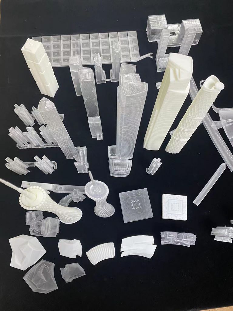 Translucent Building Scale 3d   model