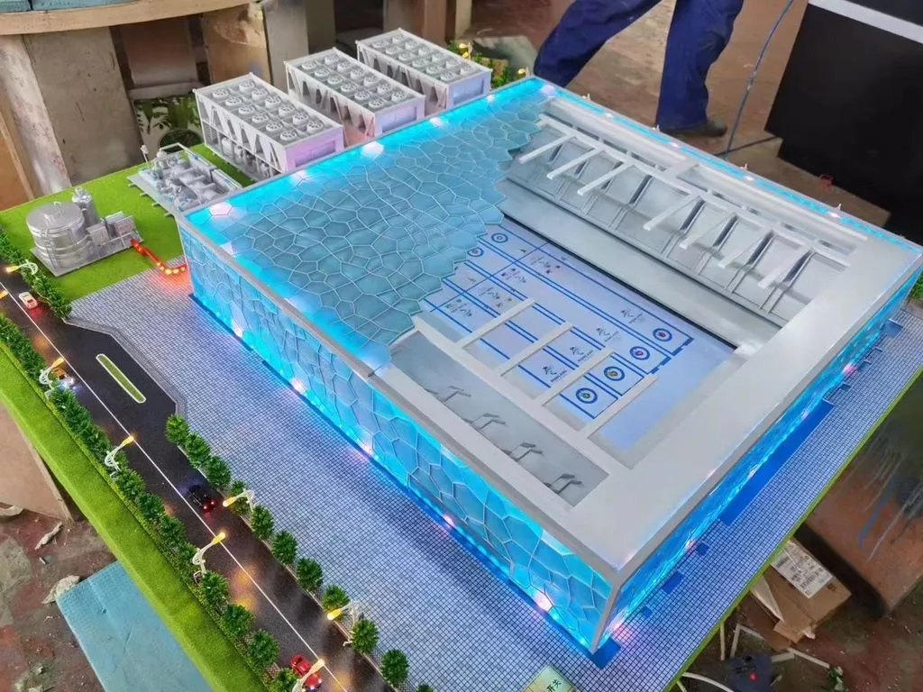 Large Sports Natatorium Building Sand Table Model Manufacturer｜Custom Indoor Aquatic Sports Venue Planning Display Sand Table Model Factory