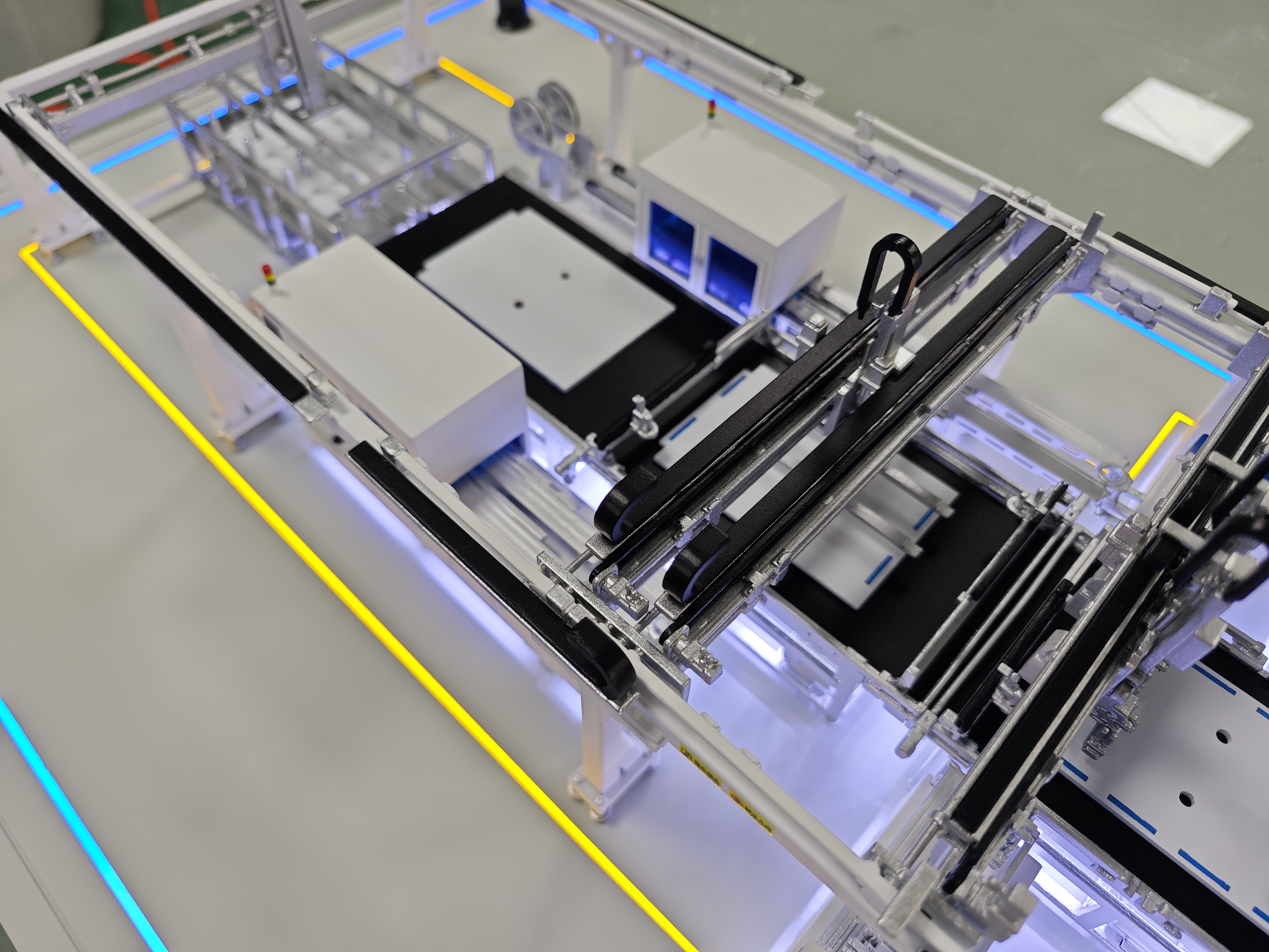 Production line sand table model