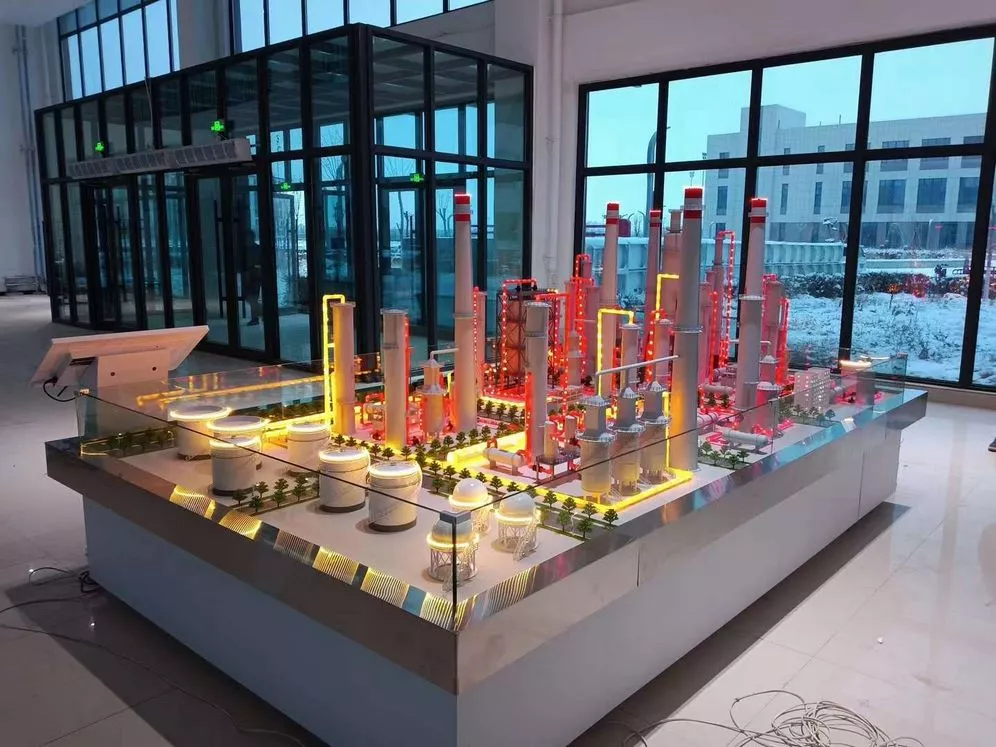 Industrial sand table model