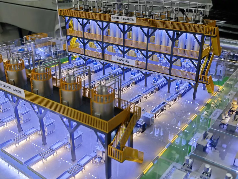 Industrial sand table model