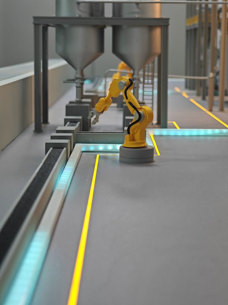 Smart Chemical Sand Table Mockup