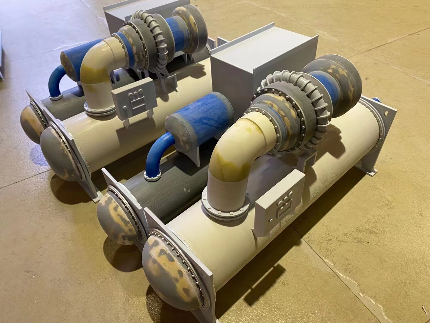 Equipment mockup of kilowatt level pressurized water reactor nuclear power plant