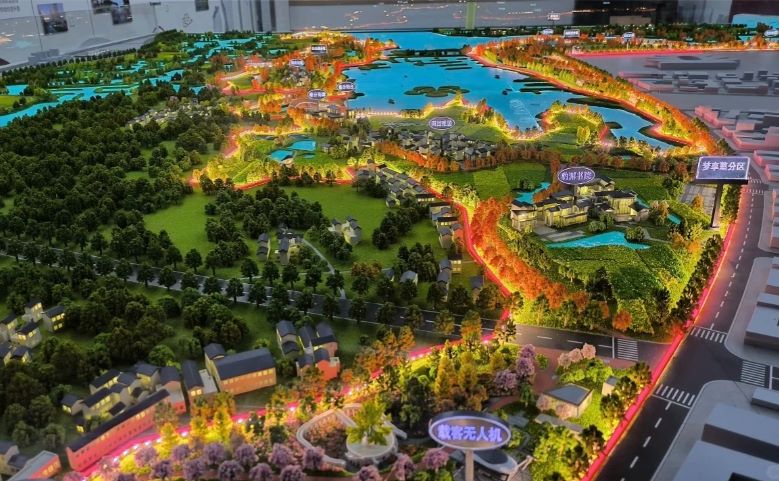 Manufacturer of industrial park planning sand table models