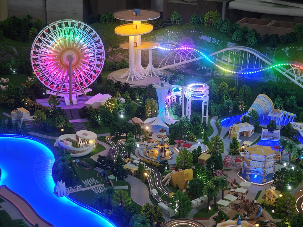 Custom Urban Planning Models with lighting