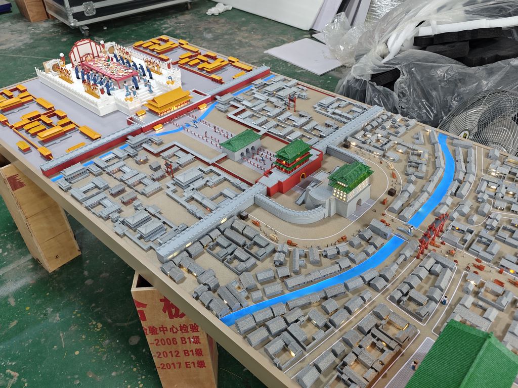 Bespoke Architectural Models with lighting