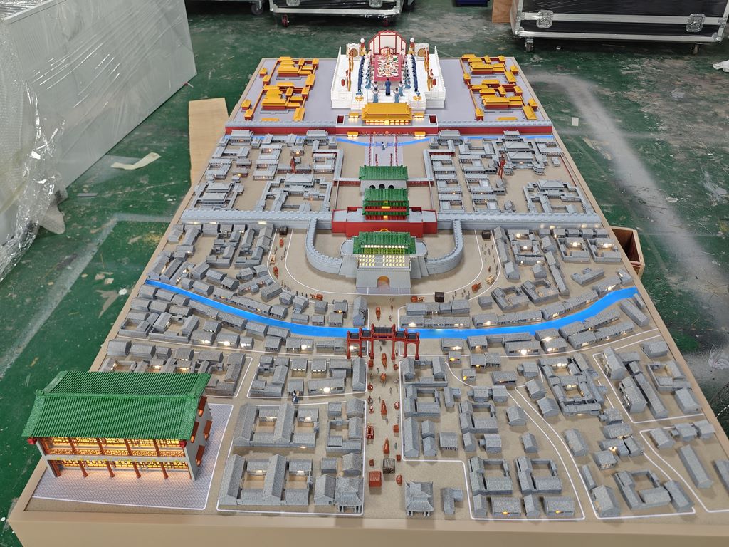 Bespoke Architectural Models with lighting