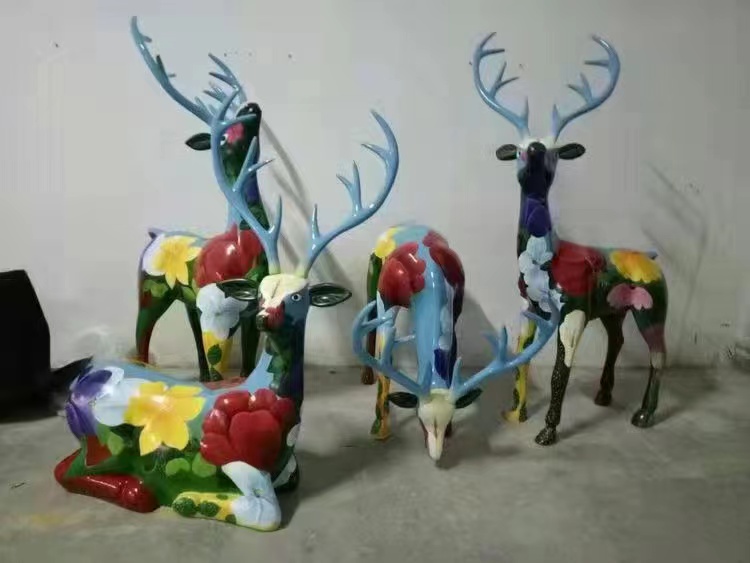 Customize various outdoor display sculpture models for exhibition display