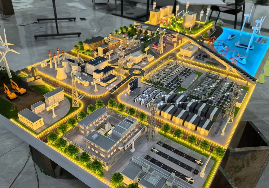 New Energy Industrial Park Sand Table Model Manufacturing Factory