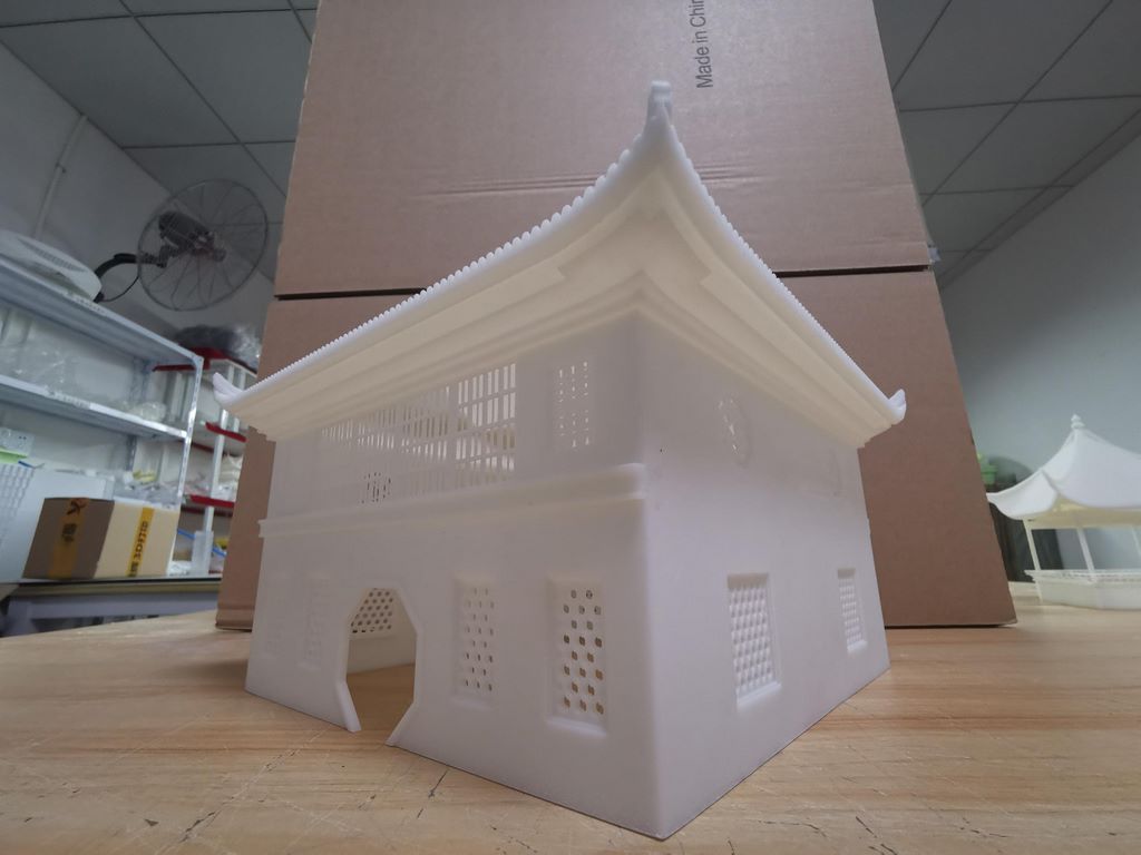 Baishu Architecture Sand Table Model