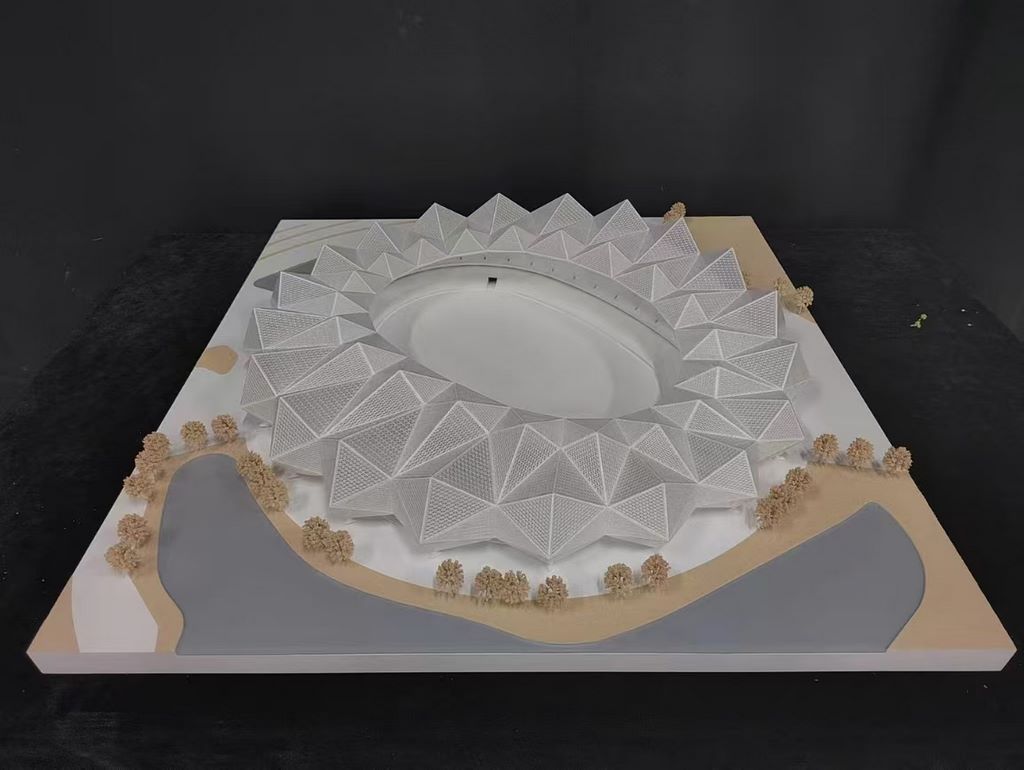 Baishu Architecture Sand Table Model