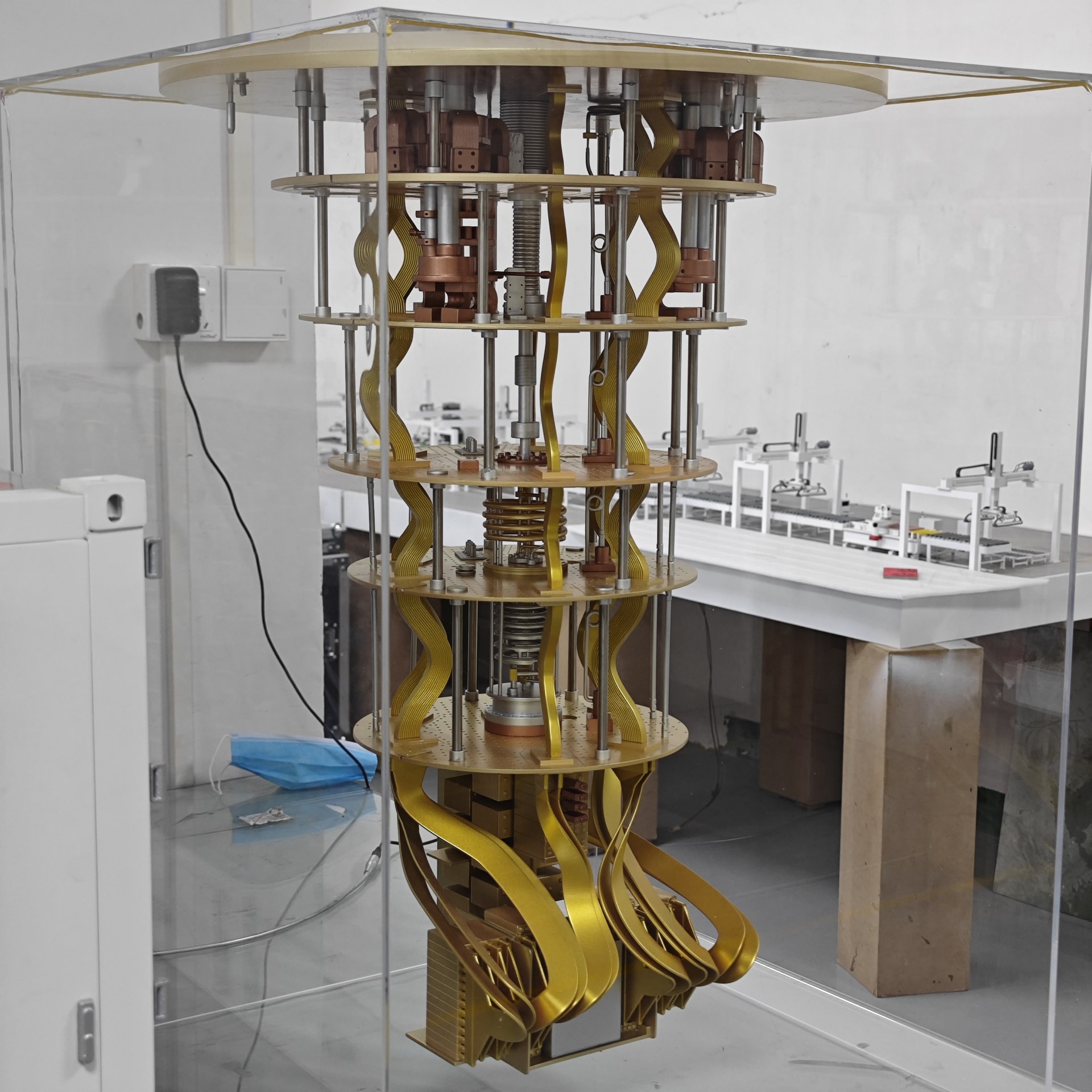 Simulation equipment proportional quantum bit experimental model making
