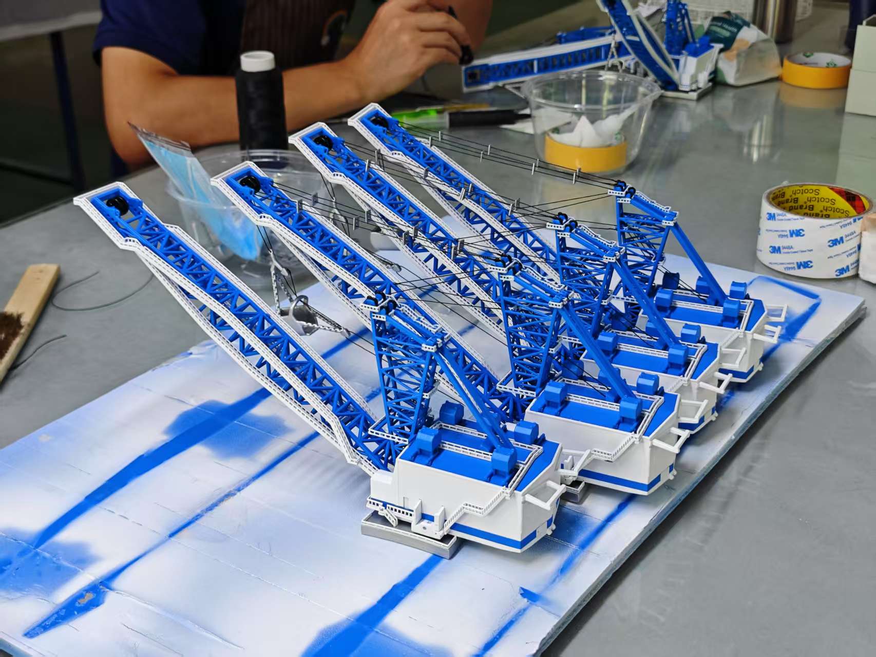 Small batch customized excavator model