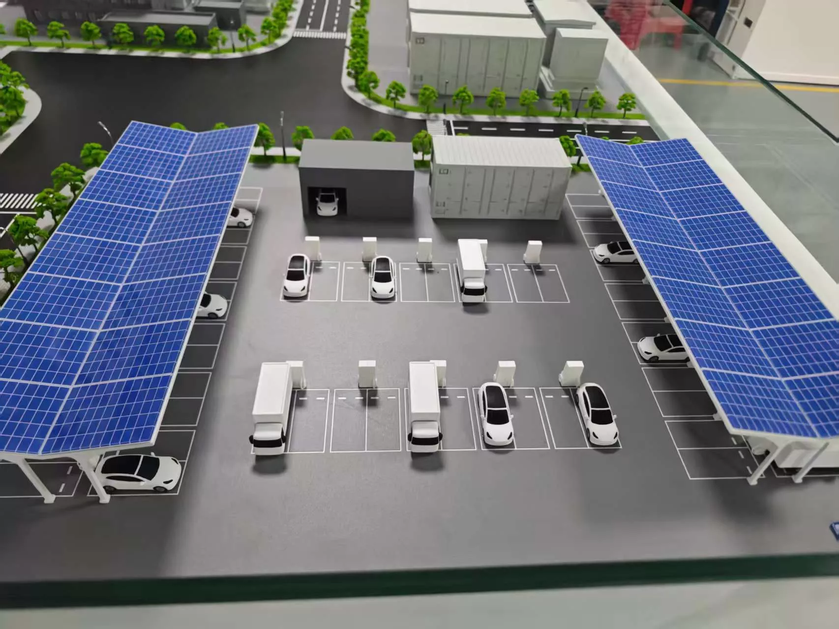 光伏储能充电站沙盘模型制作 储能模型定制