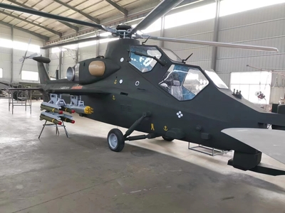 武直10飞机模型