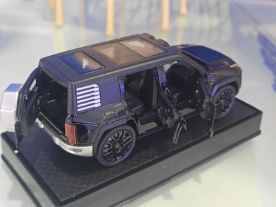 黑色汽车模型定制工厂，微缩车辆模型制作厂家